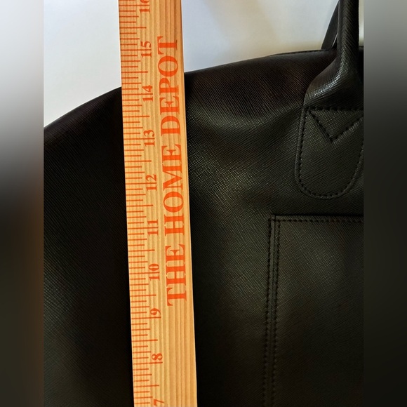 NWT Bric’s Milano Vareze Black Holdall Vera Pelle Weekender Bag Made in Italy - Picture 9 of 15